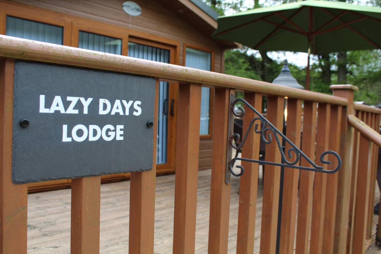Lazy Days Lodge Glendevon Экстерьер фото