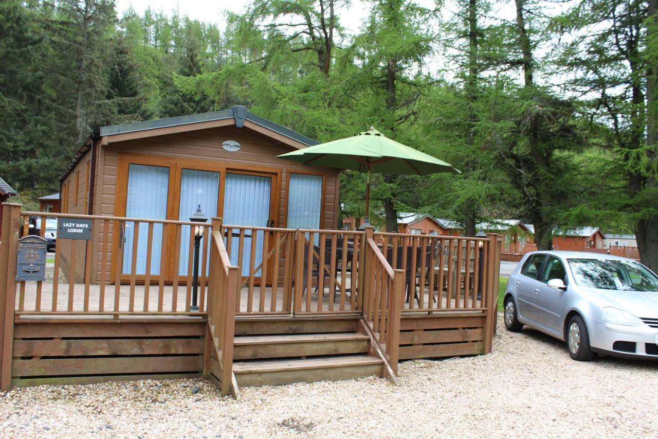 Lazy Days Lodge Glendevon Экстерьер фото
